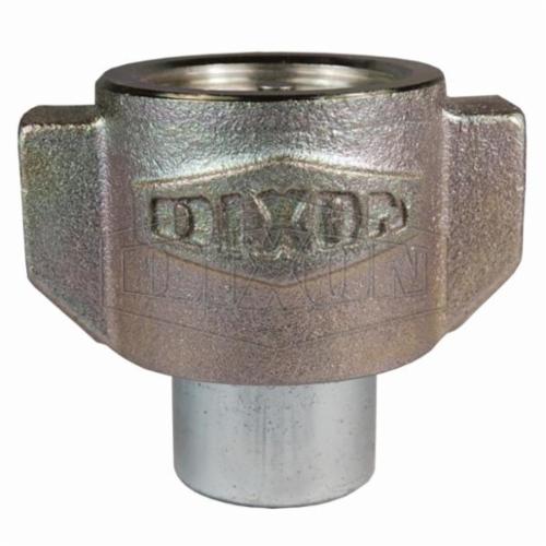 Dixon 10WSF10 WS Series Wing Style Interchange High Pressure Coupling, 1-1/4-11-1/2 Nominal, FNPT, Steel, Domestic