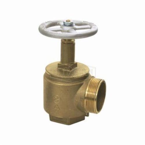Dixon AV150 Hose Valve, 1-1/2 in Nominal, FNPT x Male NH NST End Style, Brass Body, Handwheel Actuator