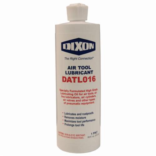 Dixon DATL016 Air Tool Lubricant, 1 pt, Liquid, Yellow