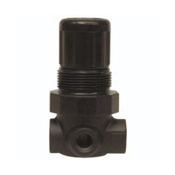 Norgren by Dixon R07-100R 1 Series Relieving General Purpose Miniature Regulator Without Gauge, 1/8 in, 14 scfm Flow Rate, 5 to 100 psig Pressure