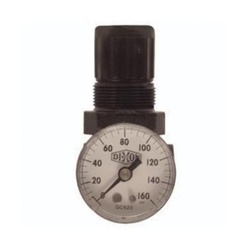 Norgren by Dixon R07-200RG 1 Series Relieving General Purpose Miniature Regulator With GC620 Gauge, 1/4 in PTF, 15 scfm Flow Rate, 5 to 100 psig Pressure