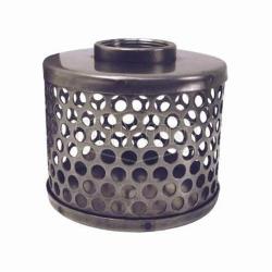 Dixon RRHS40 Standard Round Hole Suction Strainer, 4 in Nominal, 304 Stainless Steel, Domestic