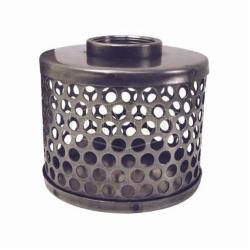 Dixon RRHS60 Standard Round Hole Suction Strainer, 6 in Nominal, 304 Stainless Steel, Domestic