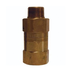 Dixon SCVL12 Safety Check Valve, 1-1/2 in, MNPT, Brass Body