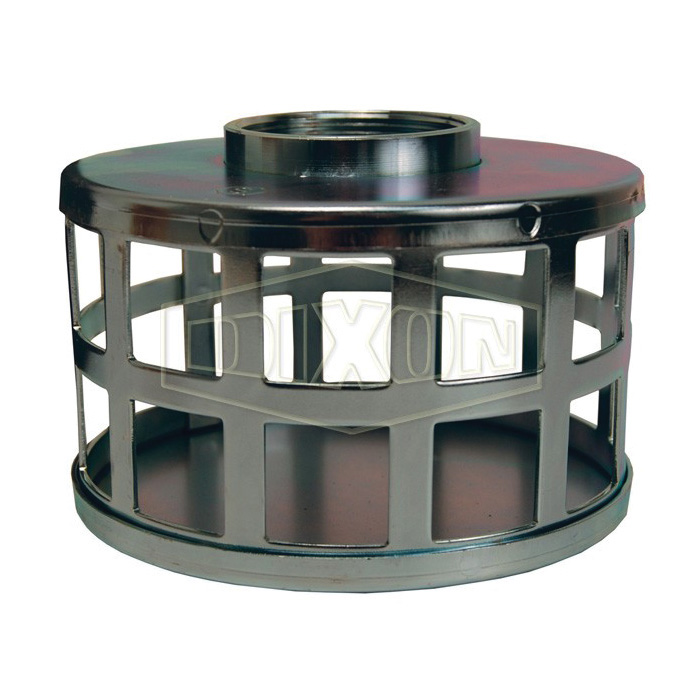 Dixon SHS25 Standard Square Hole Suction Strainer, 2 in Nominal, Steel, Domestic