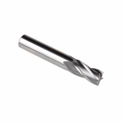 Dormer 0000007 S904 Type N Medium Length End Mill, 7 mm Dia Cutter, 19 mm Length of Cut, 4 Flutes, 8 mm Dia Shank, 63 mm OAL, Bright