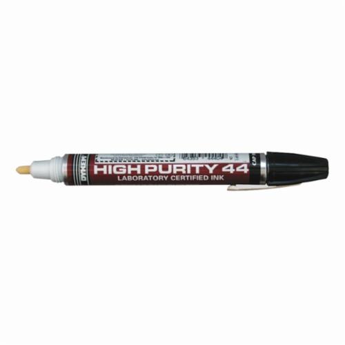 Dykem 44534 High Purity 44 Permanent Paint Marker, Medium Tip, Aluminum Barrel Container/Fiber Tip, Blue