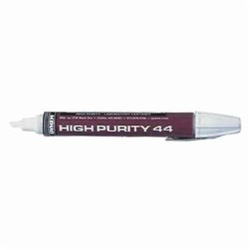Dykem 44729 High Purity 44 Permanent Paint Marker, Medium Tip, Aluminum Barrel Container/Fiber Tip, White