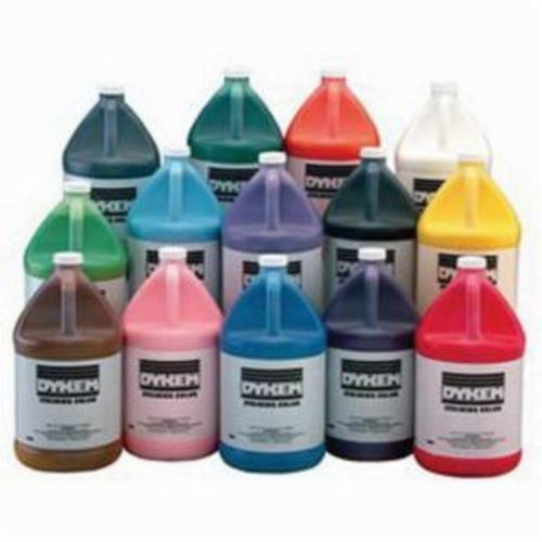 Dykem 81405 Opaque Staining Color, 8 oz Brush In Cap Bottle, Yellow, Liquid Form