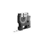 DYMO 18443 Thermal Transfer Tape, 3/8 in W, Black on White, Vinyl