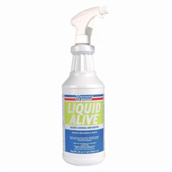Dymon LIQUID ALIVE 33632 Biodegradable Odor Digester, 32 oz Trigger Spray Bottle, Liquid, Opaque White, Neutra Gamma