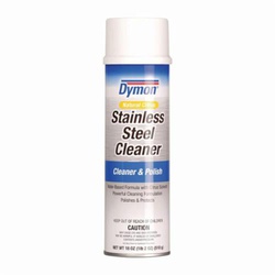 Dymon 34520 Stainless Steel Cleaner, 20 oz Aerosol Can, Citrus Odor/Scent, White, Aerosal Spray Form