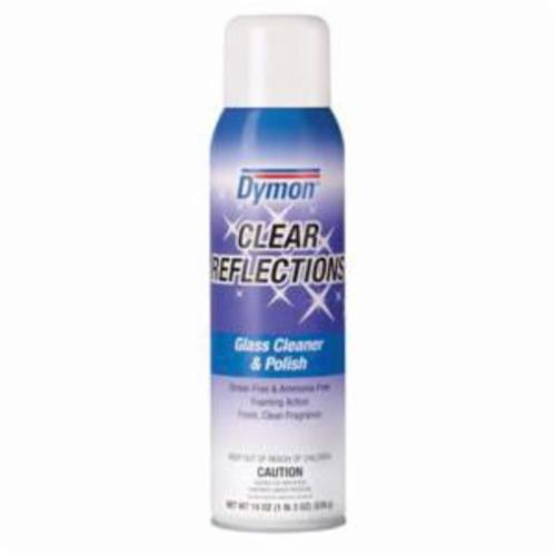 Dymon 38520 CLEAR REFLECTIONS Glass Cleaner, 20 oz Aerosol Can, Neutral Odor/Scent, Clear, Liquid Form