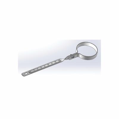 Empire 237G0150 DWV Hanger, 1-1/2 in Pipe/Tube, Carbon Steel, Electro-Galvanized, Domestic