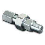 Enerpac V10 Auto Damper Valve, 1/2-14 NPTF Port, 10000 psi Pressure, 4 gpm Flow Rate, 2 Ports/Ways, Steel Body