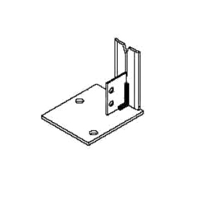 EQUIPTO 190319A LH Corner Floor Anchor Assembly, For Use With V-Grip Shelving, Steel