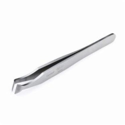 Erem 15ARSF Magnetic Cutting Tweezer, Fine/Narrow Oblique/Pointed/Tapered Tip, 4-1/2 in L, Carbon Steel