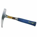 Estwing E3-14P Rock Pick Brick Hammer, 14 oz Forged Steel Head, 11 in OAL, Forged Steel Handle