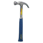 Estwing E3-16C Curved Claw Hammer, 13 in OAL, Smooth Face, 16 oz Solid America Steel Head, Steel Handle