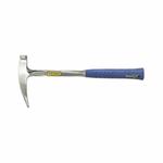 Estwing E3-23LP Rock Pick Brick Hammer, 22 oz Forged Steel Head, 16-1/2 in OAL, Forged Steel Handle
