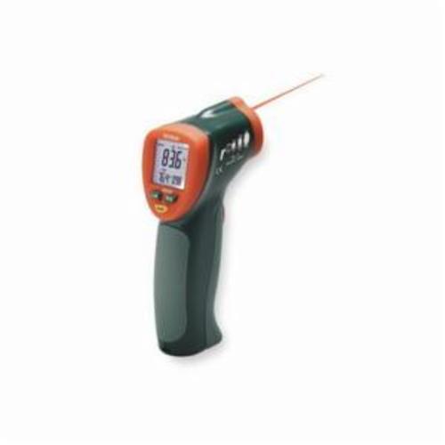 Extech 42510A Wide Range Mini Infrared Thermometer With Laser Pointer, -58 to 1200 deg F, +/-1% deg F, 2 deg F Accuracy, 1 in Focus Spot, 0.1 to 1 Adjustable, 9 VDC Battery