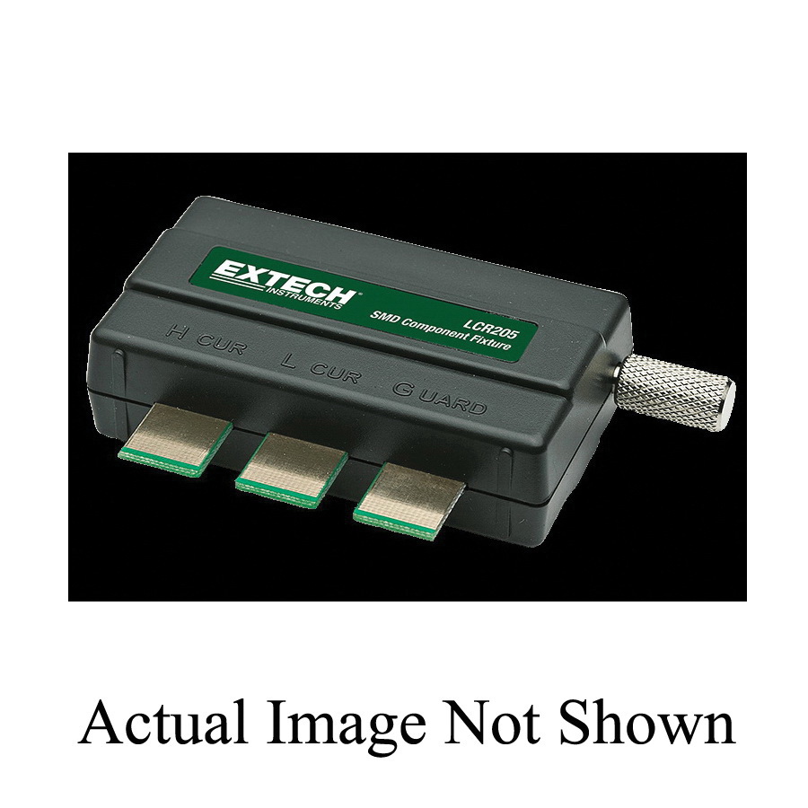 Extech LCR205 SMD Chip Component Fixture, For Use With LCR200 LCR Meters, 0 to 3/8 in Adjustment Range