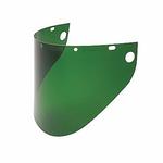 Fibre-Metal by Honeywell 4199DGN Extended View Faceshield Visor, Dark Green, Propionate, 9-3/4 in H x 19 in W x 0.06 in THK Visor, For Use With F400, F500 and FH66 Faceshields, Specifications Met: ANSI Z87.1+, CSA Z94.3