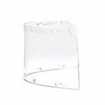 Fibre-Metal by Honeywell 6750CL Wide Dual Crown Window, Clear, Propionate, 8 in H x 16-1/2 in W x 0.06 in THK Visor, For Use With FM400 and FM500 Dual Crown Systems, Specifications Met: ANSI Specified, SEI Certified