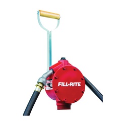 FILL-RITE FR152 5200 Heavy Duty Self-Priming Piston Hand Pump, 20 gal/100 Strokes Flow Rate, 1 in FNPT Inlet x 3/4 in FNPT Outlet