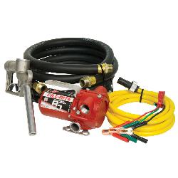 FILL-RITE RD812NH Portable Pump With Hose and Nozzle, 8 gpm, 3/4 in Inlet x 3/4 in Outlet