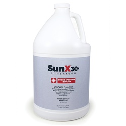 First Aid Only SunX30+ 18-250 Sunscreen Lotion, 1 gal, Glossy Lotion