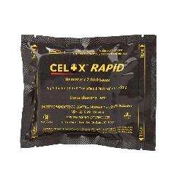 CELOX 90775 Z-Fold Rapid Blood Clotting Gauze, 3 in x 5 ft, Gauze