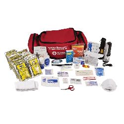 American Red Cross 91050 Portable Emergency Preparedness Starter 1-Day Duffle Bag, 59 Components, Nylon Case