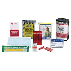 American Red Cross RC-612 Personal Safety Emergency Pack, 25 Components, Plastic Case