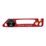 Flange Wizard PP-200 Pro Pocket Level, 10 in L x 2 in W, Anodized Aluminum