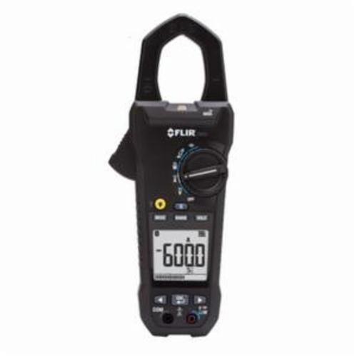 FLIR CM83-NIST Power Clamp Meter, 599.9 A, 999.9 VAC, 99.99 kOhm, 20 Hz to 9.999 kHz, 1.45 in Jaw, LCD Display