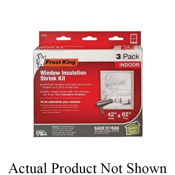Frost King V73H Indoor Shrink Window Kit
