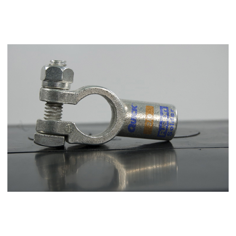 Fusion 406320-2001N Negative Straight Clamp, 2/0 AWG Conductor, 2-11/32 in OAL, Tin Plated Cast Copper Alloy