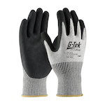 G-Tek 16-350/L Lightweight Unisex Cut Resistant Gloves, L, Micro Surface Nitrile Coating, PolyKor Fiber, Continuous Knit Wrist Cuff, Resists: Abrasion, Chemical, Cut, Puncture, Tear, Ultraviolet Light and Water, ANSI Cut-Resistance Level: A4
