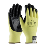 G-Tek KEV 09-K1450/XL Medium Weight Unisex Cut Resistant Gloves, XL, Nitrile Coating, Kevlar/Lycra Fiber, Elastic/Knit Wrist Cuff, Resists: Abrasion, Cut, Puncture and Tear, ANSI Cut-Resistance Level: A2