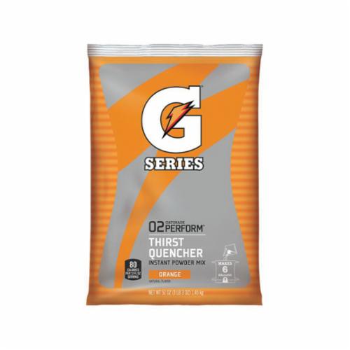 Gatorade 03968 G Series Sports Drink Mix, 51 oz Pack, 6 gal Yield, Powder Form, Orange