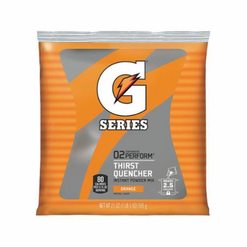 Gatorade 03970 G Series Sports Drink Mix, 21 oz Pack, 2.5 gal Yield, Powder Form, Orange