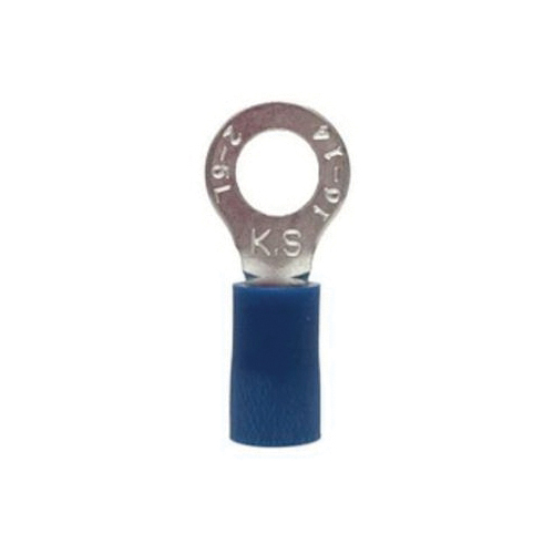 GB 20-104 Ring Terminal, 16 to 14 AWG Conductor, Blue