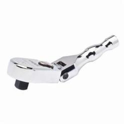 GEARWRENCH 120XP 81212P Flexible Low Profile Hand Ratchet, 3/8 in Drive, Teardrop Head, 5 in OAL, Steel, Polished Chrome, ASME B107.10