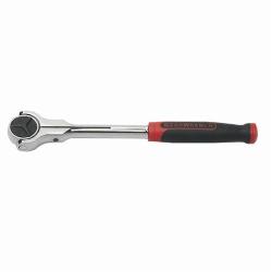 GEARWRENCH 120XP 81225 Standard Length Roto Ratchet, 3/8 in Drive, Round Head, 9.84 in OAL, Chrome Vanadium Steel, Polished Chrome, ASME B107.10M