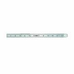 GENERAL 1201ME Flexible Industrial Precision Rule With Hanging Hole, Imperial/Metric Measuring System, Graduations Every 0.5 mm and 32nd, 8th, 16th of an Inch, 12 in L, Stainless Steel, Silver