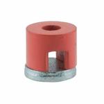GENERAL 372A Button Magnet, 1/2 in Dia, 1/16 in W, 1/2 in THK