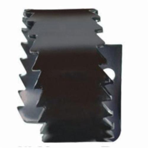 General Pipe Cleaners 3HDB Heavy Duty Saw Blade, 3 in, Steel, For Use With 5/8 and 3/4 in Cable, Black