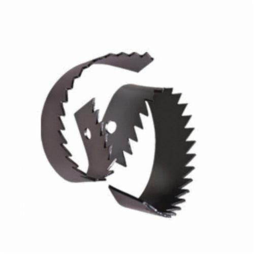 General Pipe Cleaners 3RSB Rotary Saw Blade, 3 in, Steel, For Use With 1/2, 9/16, 5/8 and 3/4 in Cable, Black