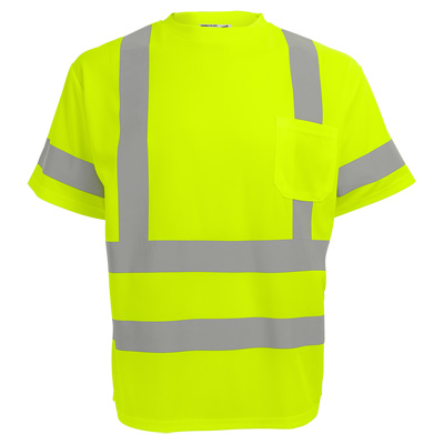 FrogWear HV Birdseye Mesh Polyester Short-Sleeved Shirt - LIMITED STOCK 2XL